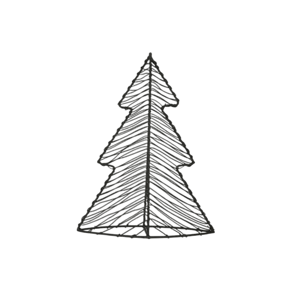 IRON XMAS TREE (BLACK)